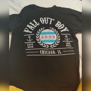 Fall Out Boy Save Rock and Roll Chicago T Shirt Size Small Black